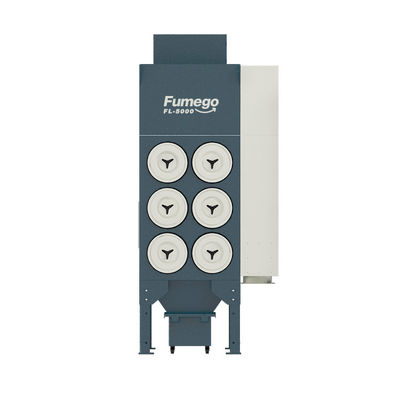 레이저 커팅을 위한 큰 흐름 속도 5000m3/h 모바일 증기 추출기