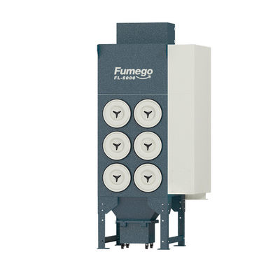 레이저 커팅을 위한 큰 흐름 속도 5000m3/h 모바일 증기 추출기