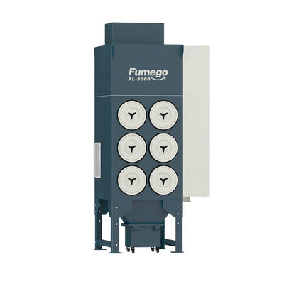 레이저 커팅을 위한 큰 흐름 속도 5000m3/h 모바일 증기 추출기