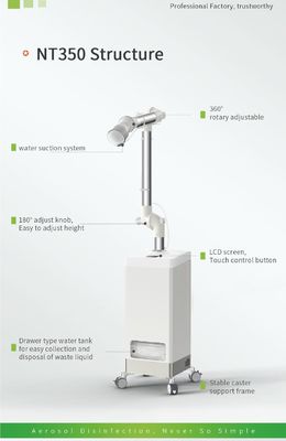 220V 55dB 치아 분무기 흡인 유닛 독립적 물 흡수