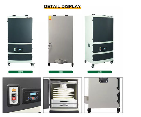 산업적 900W 흡수 흡진장치 끊임없이 계속되는 기류